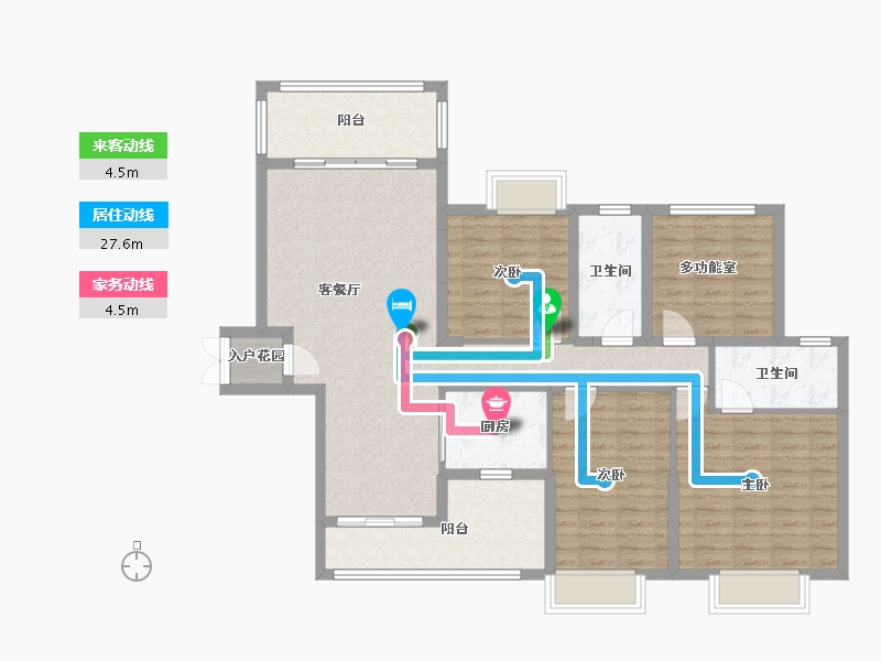 广东省-河源市-永安新城-125.00-户型库-动静线