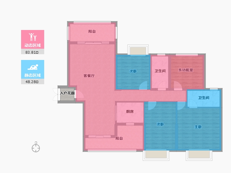 广东省-河源市-永安新城-125.00-户型库-动静分区