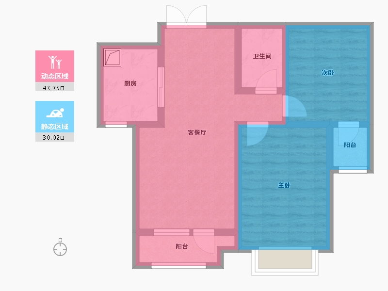 河北省-张家口市-尚峰悦庭-78.40-户型库-动静分区