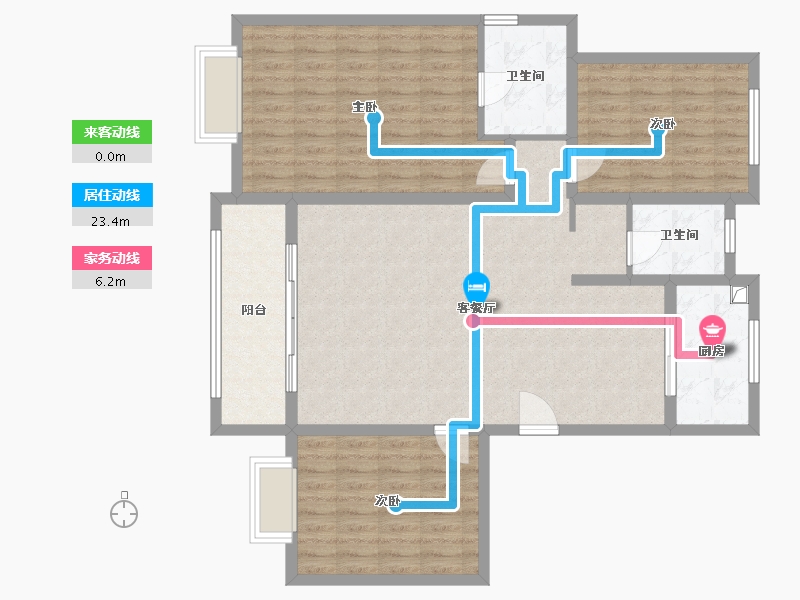 河北省-廊坊市-御东瑞景-112.00-户型库-动静线