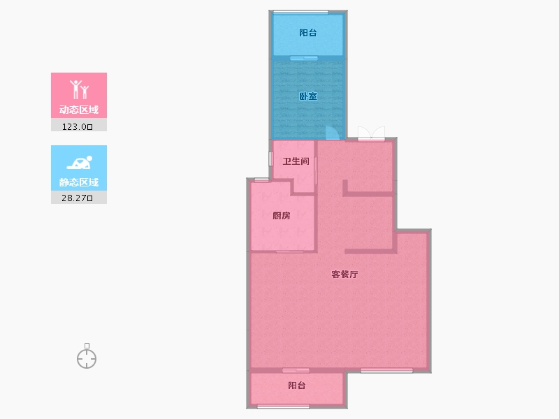 福建省-福州市-旭辉江山云出-140.00-户型库-动静分区