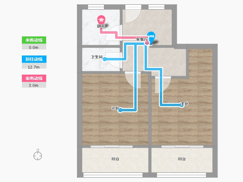 山东省-青岛市-汝阳路小区-49.48-户型库-动静线