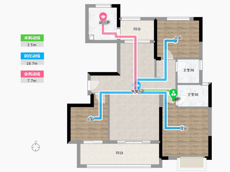 江西省-上饶市-东华壹品-92.00-户型库-动静线