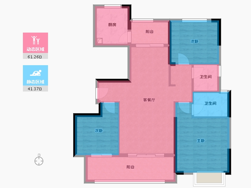 江西省-上饶市-东华壹品-92.00-户型库-动静分区