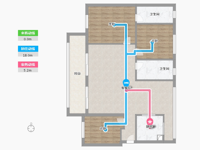 江西省-宜春市-学府壹号-91.20-户型库-动静线