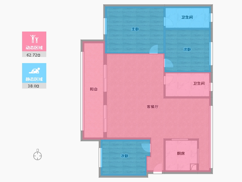 江西省-宜春市-学府壹号-91.20-户型库-动静分区