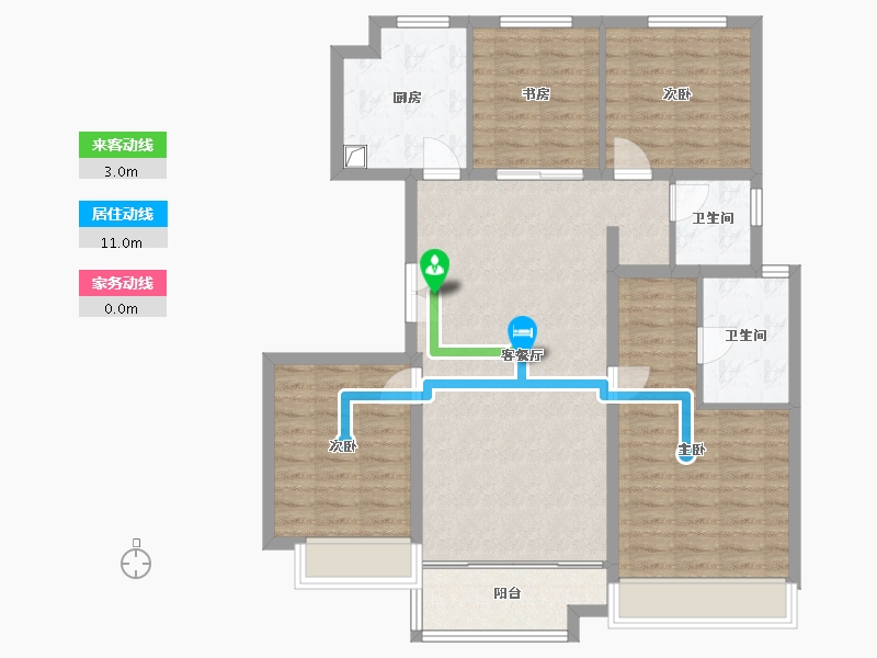 山东省-济南市-三盛璞悦湾-102.40-户型库-动静线