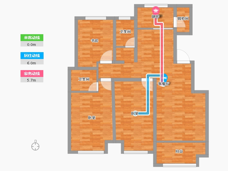 河南省-鹤壁市-尚城公馆-99.01-户型库-动静线