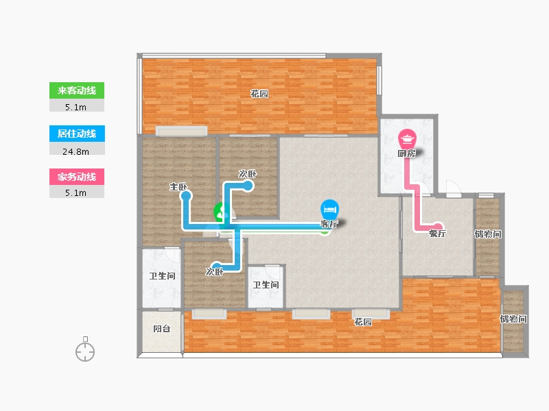 四川省-成都市-风尚国际-122.40-户型库-动静线