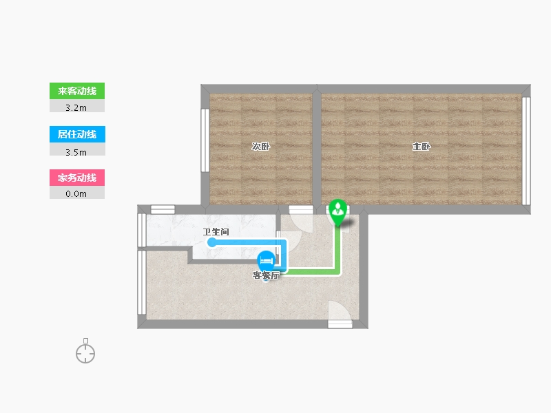 河北省-承德市-承钢果山小区-44.00-户型库-动静线