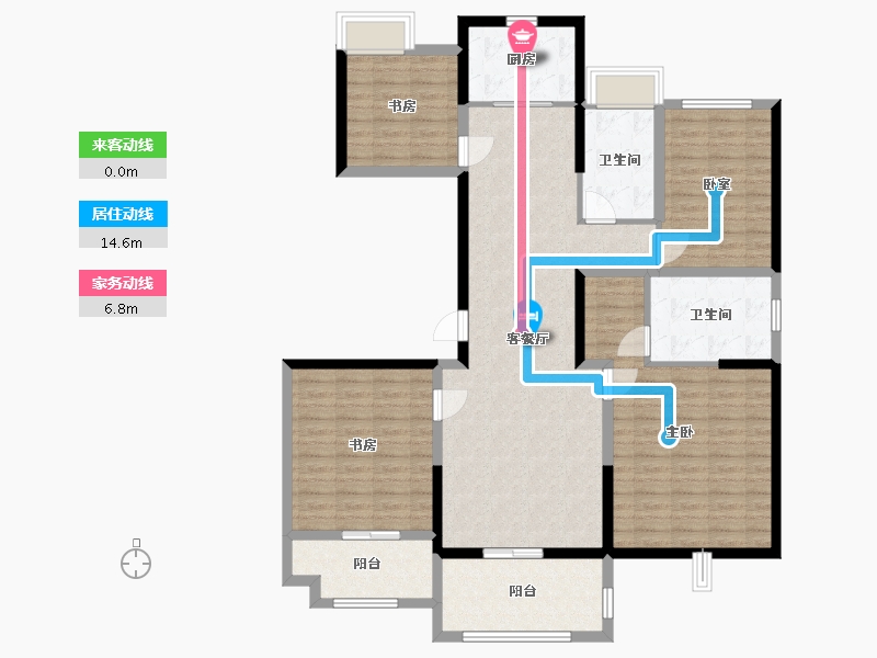 江苏省-盐城市-紫云城-127.00-户型库-动静线