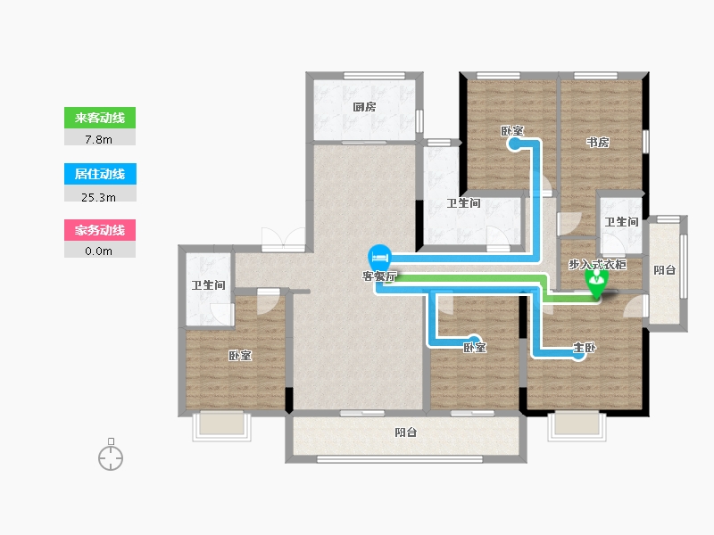 山东省-潍坊市-中房爱悦城-152.80-户型库-动静线