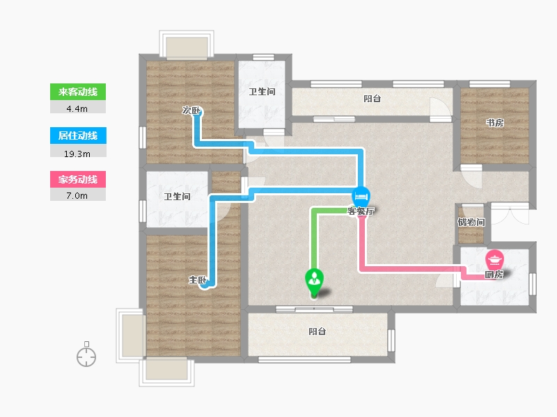 江西省-上饶市-华熙府-120.00-户型库-动静线