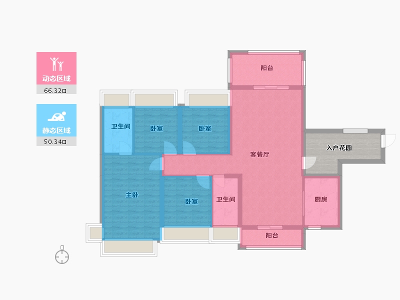 广东省-韶关市-沙湖御景-114.64-户型库-动静分区