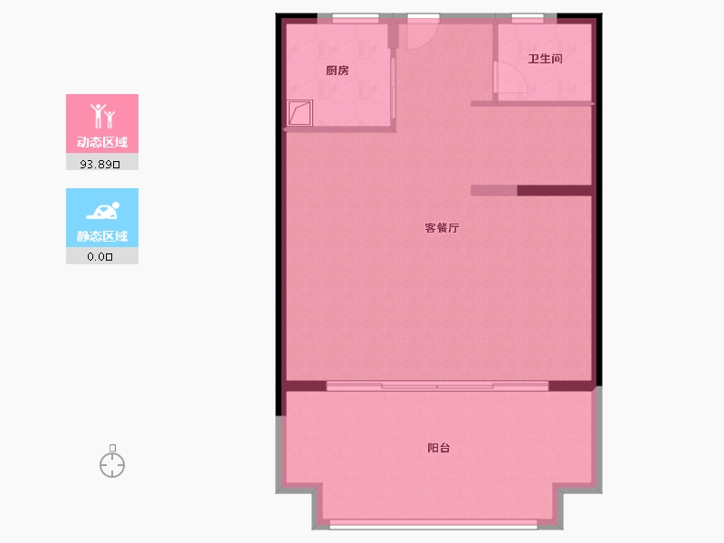 广东省-惠州市-大中华幸福城-86.69-户型库-动静分区