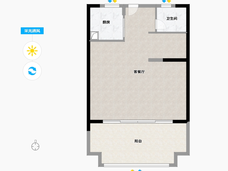 广东省-惠州市-大中华幸福城-86.69-户型库-采光通风