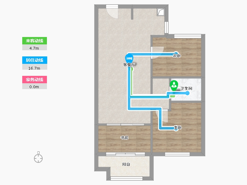 福建省-福州市-融侨高岐06地块-58.37-户型库-动静线