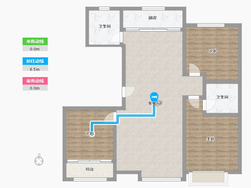 山东省-潍坊市-晟安瑞景苑-112.00-户型库-动静线