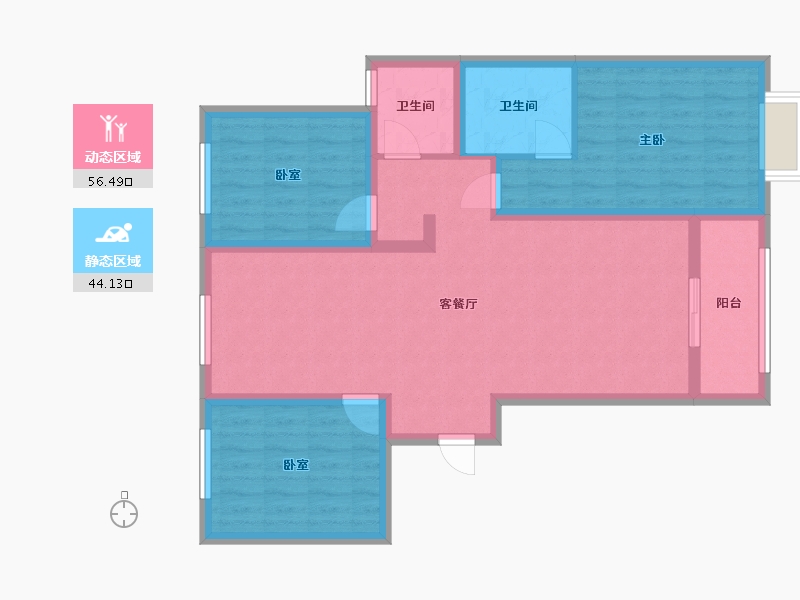 山西省-运城市-承丰和园-100.00-户型库-动静分区