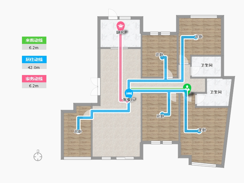 四川省-成都市-首创爱这城-123.10-户型库-动静线