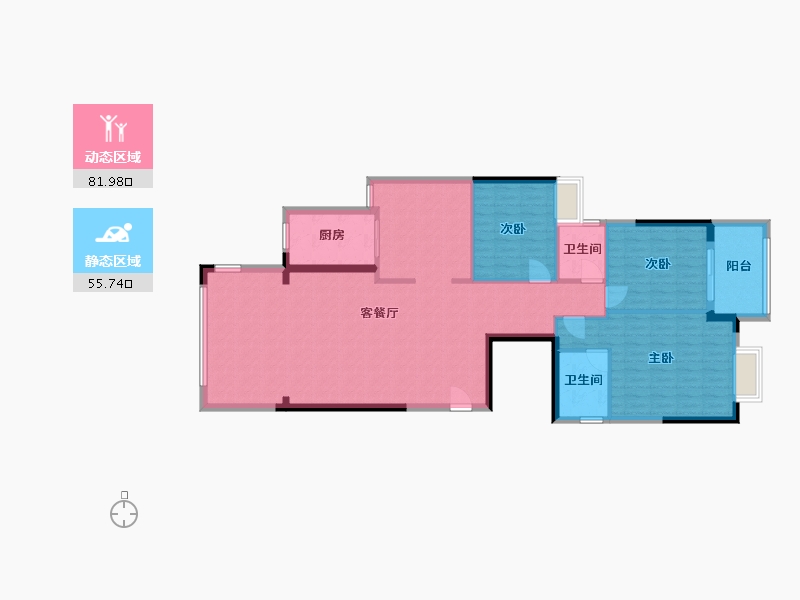 广东省-汕头市-泰安锦绣江南-150.00-户型库-动静分区