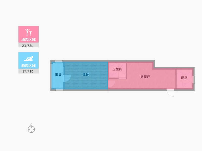 天津-天津市-蓉芳里小区-39.32-户型库-动静分区