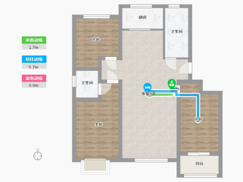 河北省-沧州市-信合阳光名城-99.02-户型库-动静线