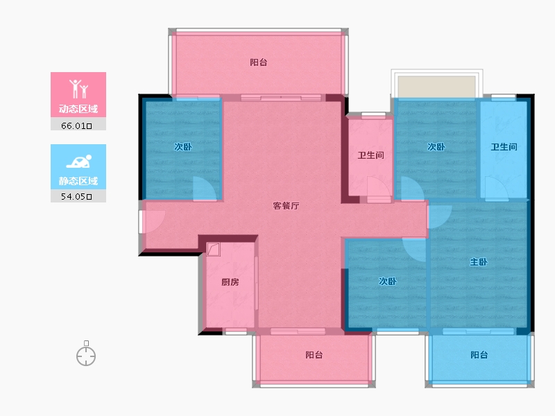 广西壮族自治区-南宁市-未来悦-102.40-户型库-动静分区