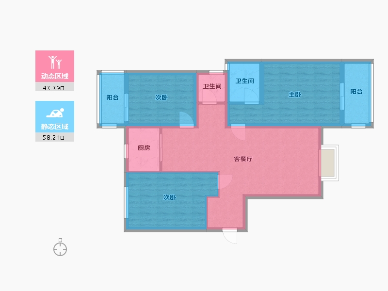 河南省-平顶山市-春华国际茗都-100.00-户型库-动静分区