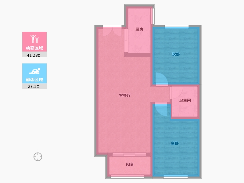 河北省-石家庄市-熙悦府-65.64-户型库-动静分区