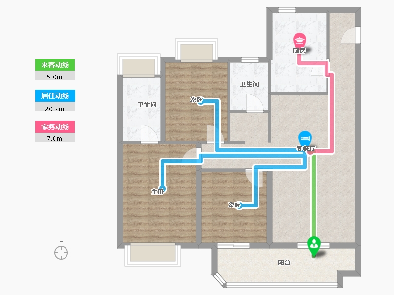 上海-上海市-悦城-100.00-户型库-动静线