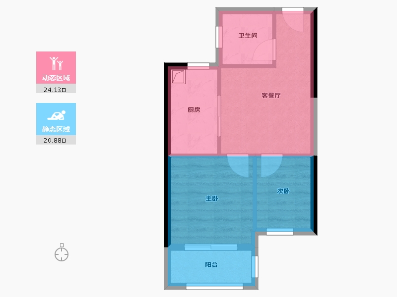 福建省-福州市-银河湾-39.80-户型库-动静分区