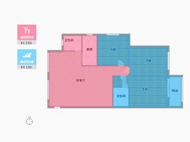 福建省-泉州市-龙头山小区-116.00-户型库-动静分区