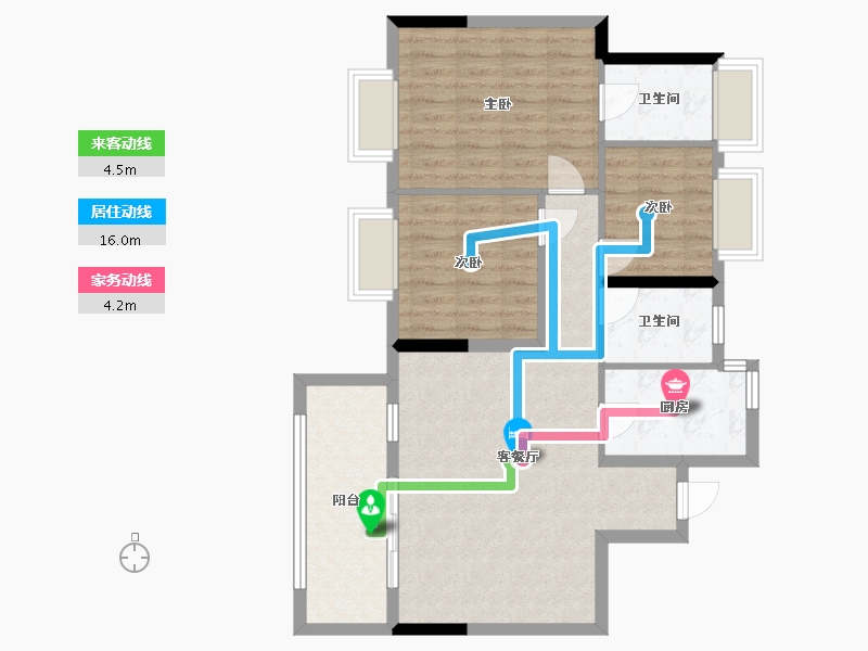 江西省-抚州市-清华苑-84.00-户型库-动静线