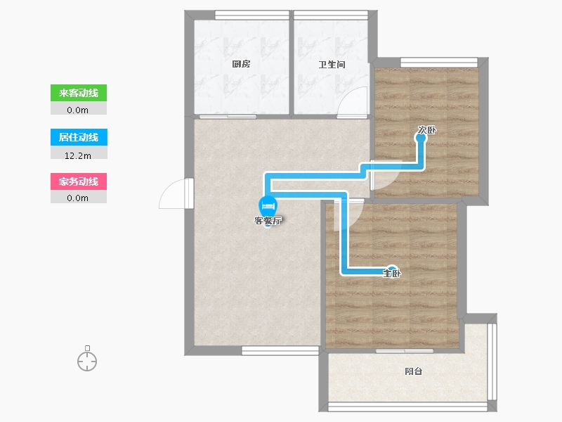 江苏省-无锡市-新惠家园-62.71-户型库-动静线