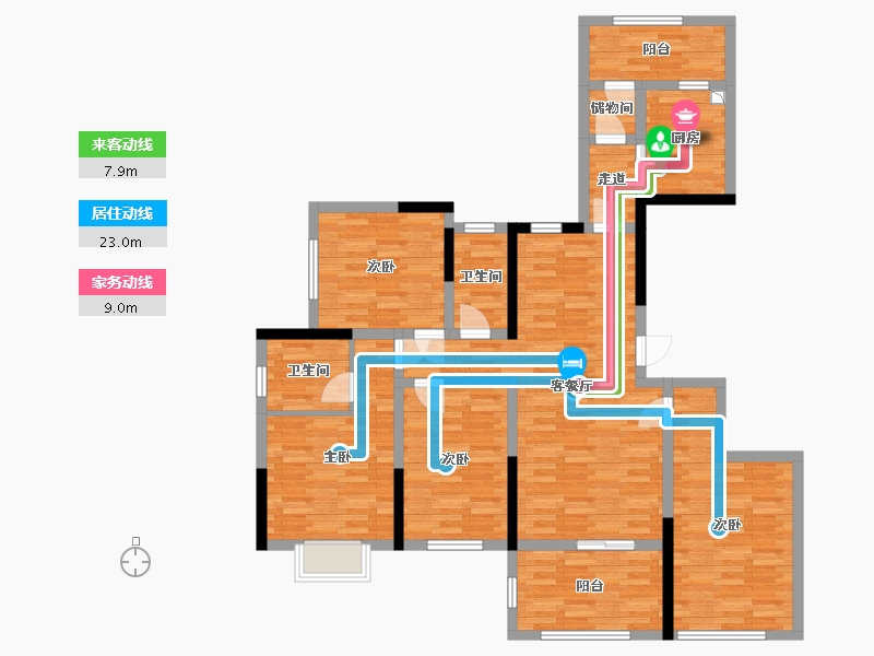 四川省-资阳市-恒信荣廷-113.22-户型库-动静线