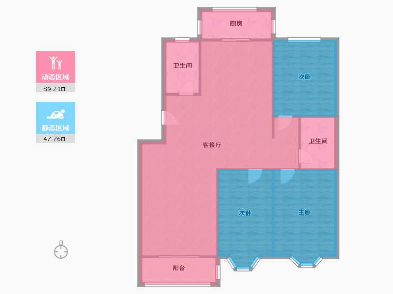 天津-天津市-都旺新城-140.00-户型库-动静分区