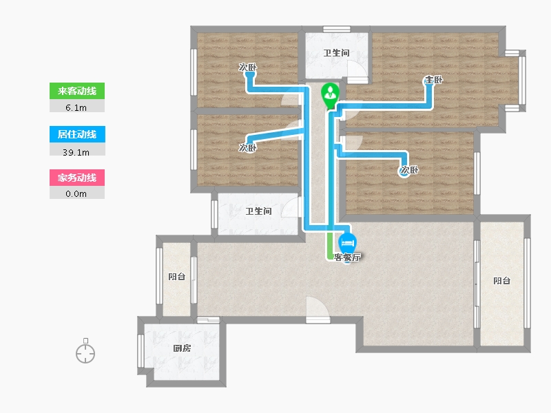 江西省-南昌市-中煤凯旋湾-130.00-户型库-动静线