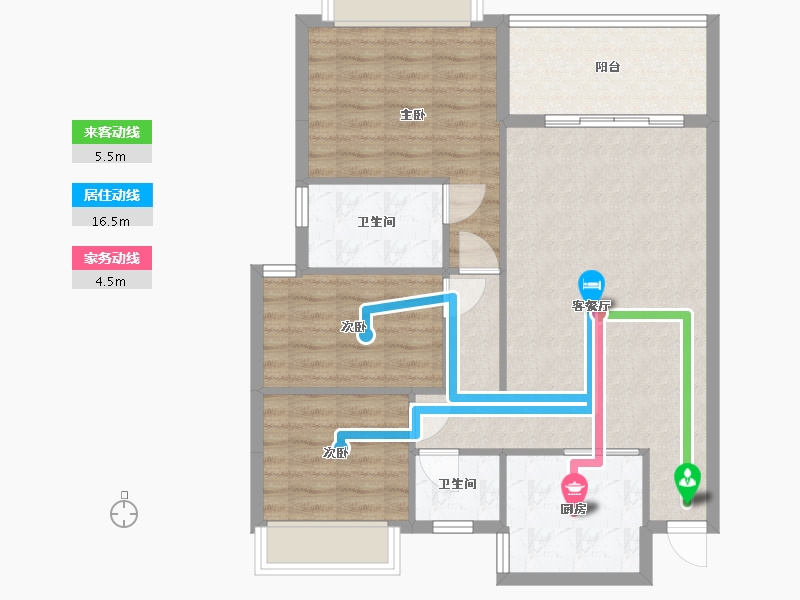 广东省-江门市-富汇名城-87.59-户型库-动静线