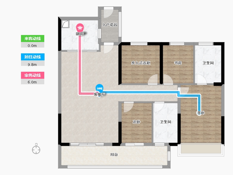 广西壮族自治区-贵港市-御珑湾-111.20-户型库-动静线