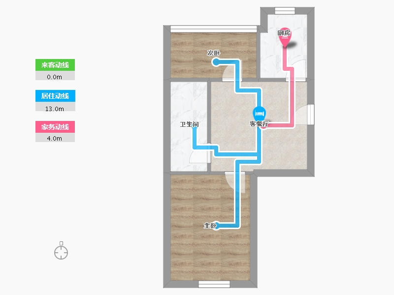 福建省-厦门市-沧一小区-34.00-户型库-动静线