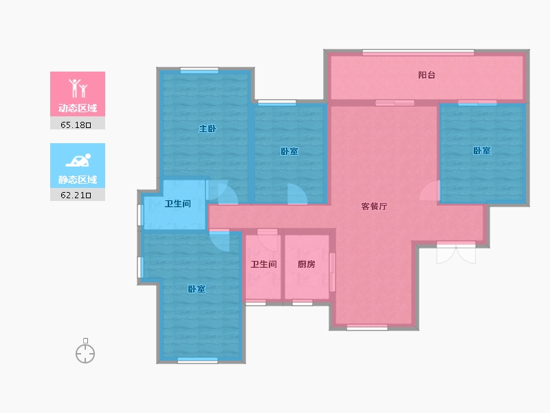 福建省-福州市-福清保利金香槟-150.00-户型库-动静分区