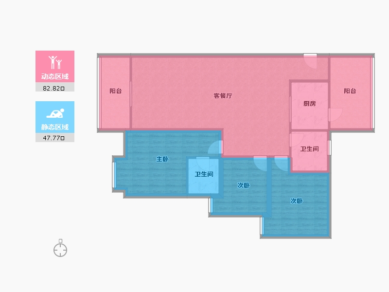 四川省-成都市-温哥华南苑-118.12-户型库-动静分区