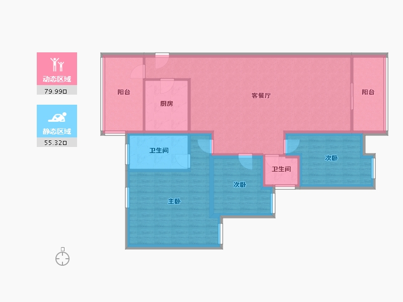 四川省-成都市-温哥华南苑-122.26-户型库-动静分区