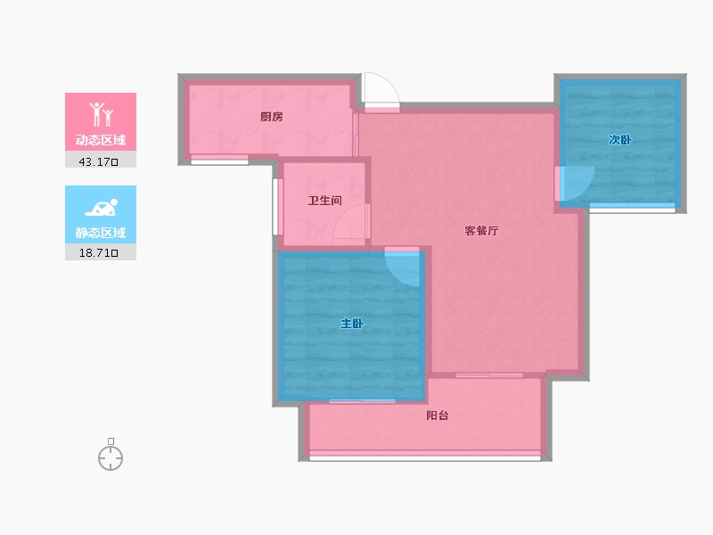 江苏省-常州市-弘阳上城-55.03-户型库-动静分区