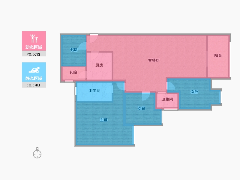 四川省-成都市-温哥华南苑-115.58-户型库-动静分区