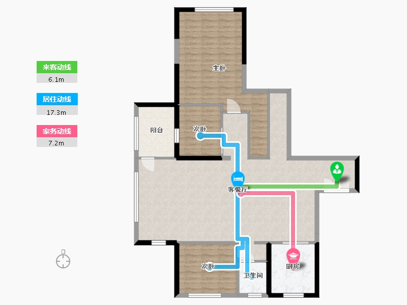 湖南省-长沙市-建发央著-120.00-户型库-动静线