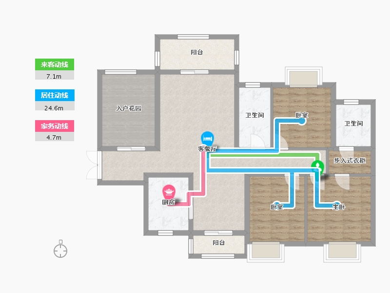 湖南省-永州市-舜皇花园-113.88-户型库-动静线