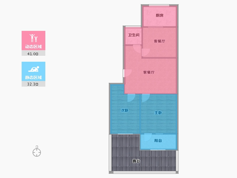 山东省-济南市-南全福老东区-84.30-户型库-动静分区