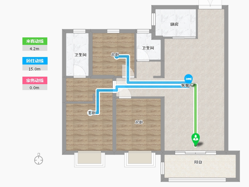 河北省-邢台市-天一上城-92.53-户型库-动静线